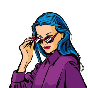 Woman Pop Art Vector